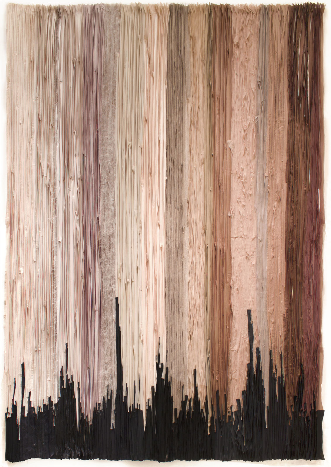 Joël Andrianomearisoa Les Herbes folles du vieux logis 2022 Textile 250 × 180 cm