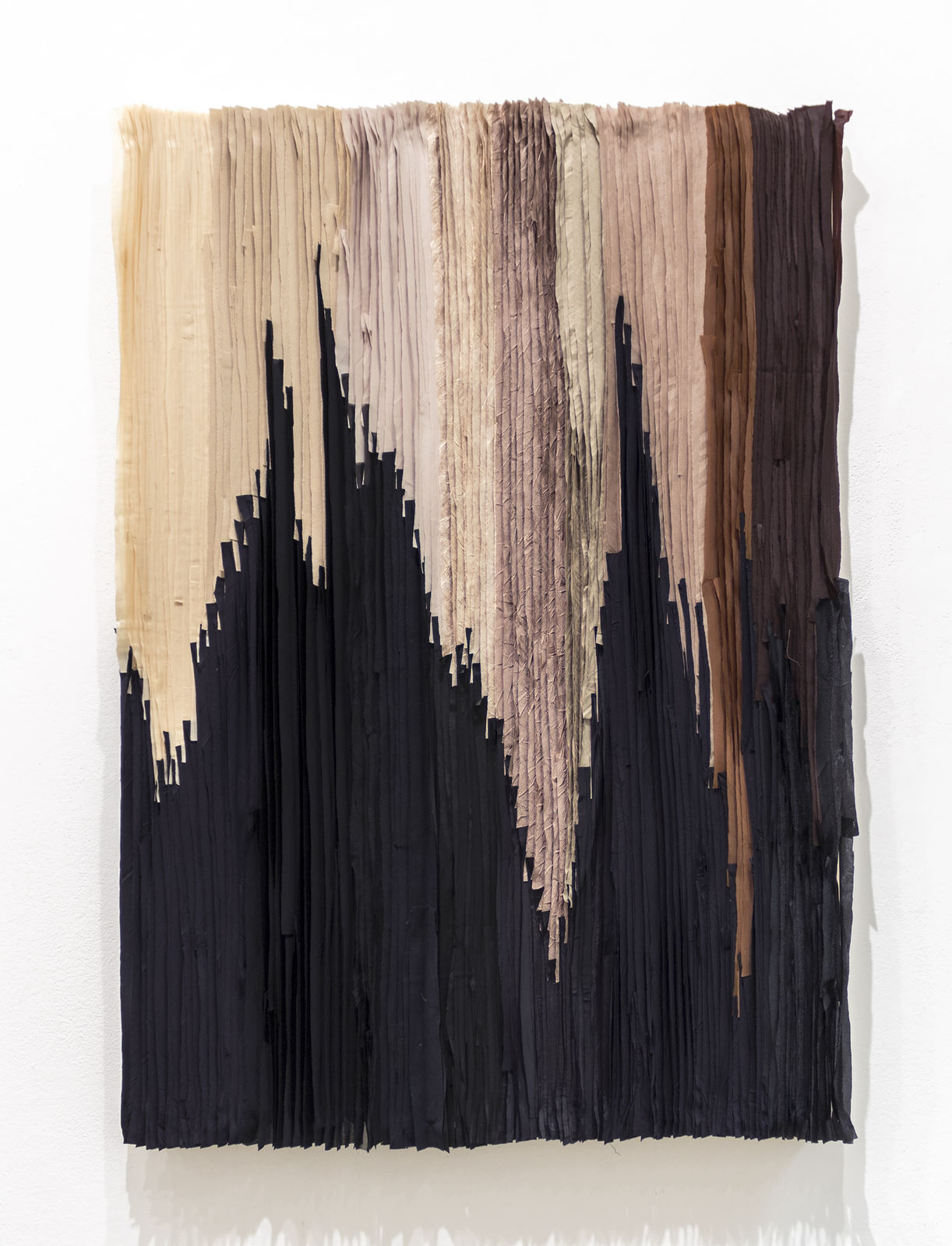 Joël Andrianomearisoa Les Herbes Folles du Vieux Logis 2022 Textile 130 × 90 cm