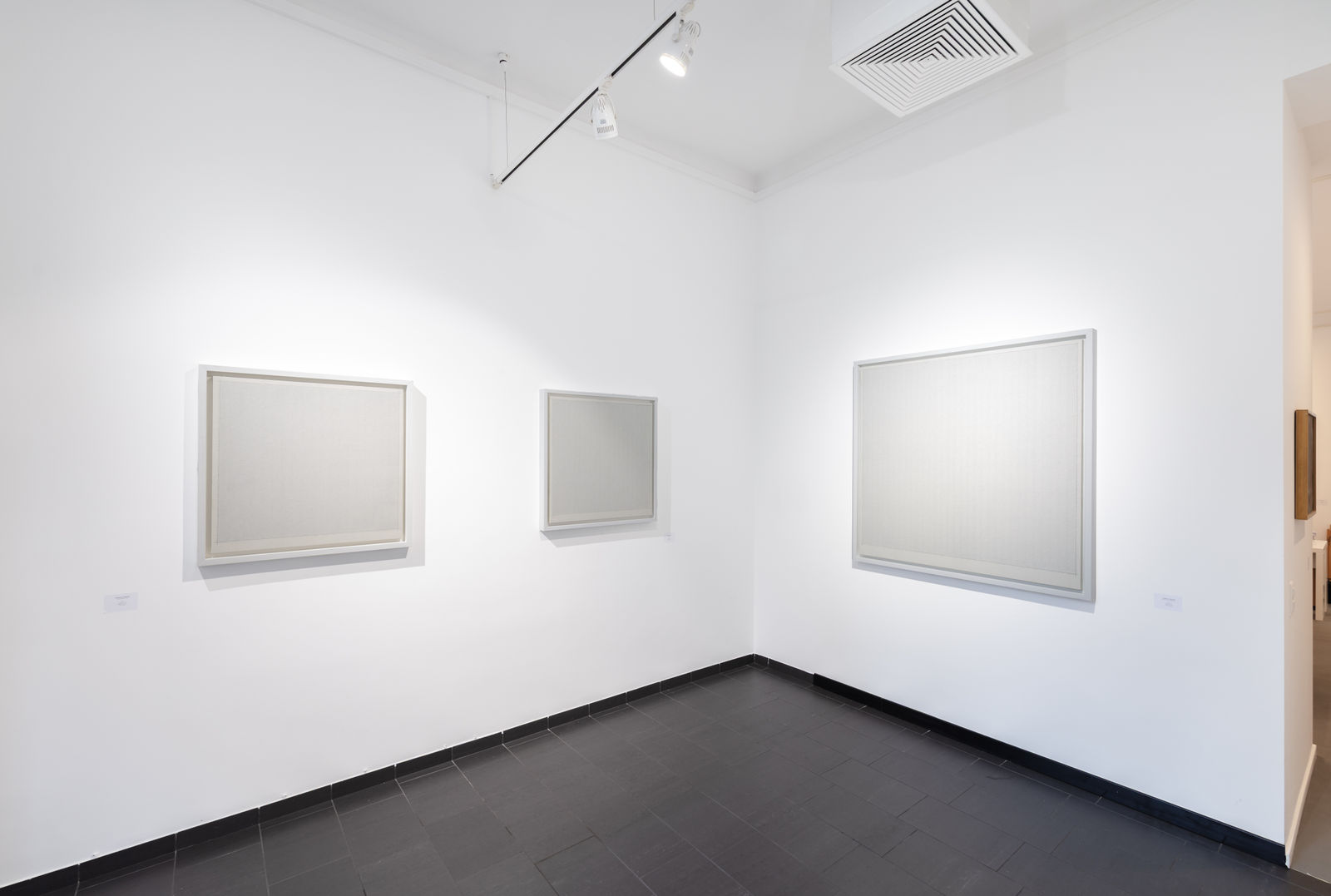 Installation view The discipline of the essential, on view at Primo Marella Gallery Lugano