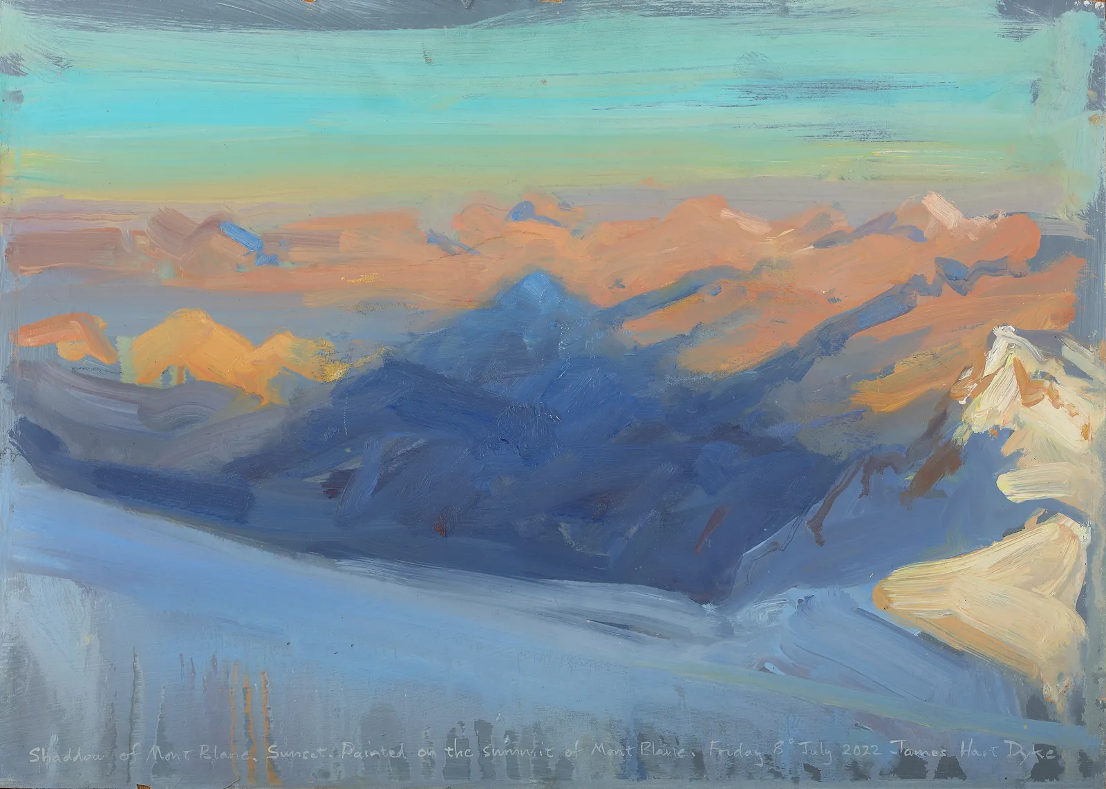 Summit 1 (shadow), Mont Blanc, 2022