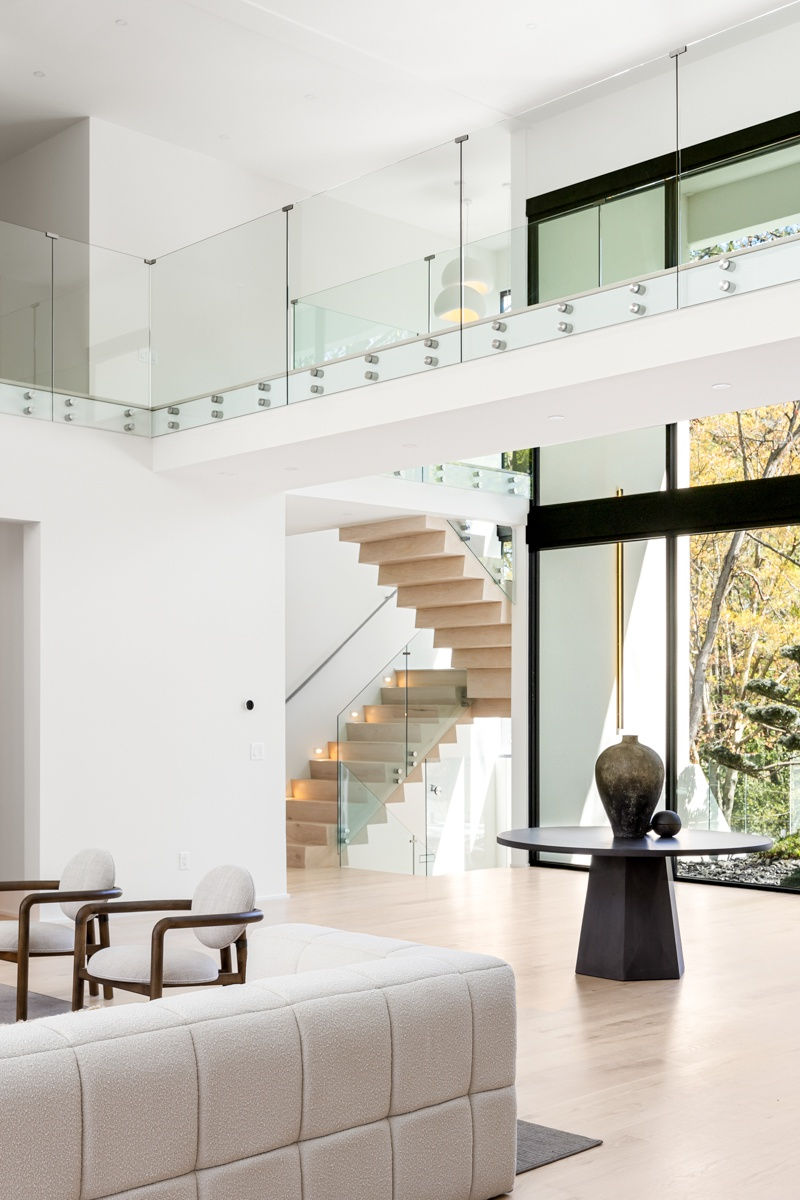 Interior of a luxury modern home in Atlanta, GA.