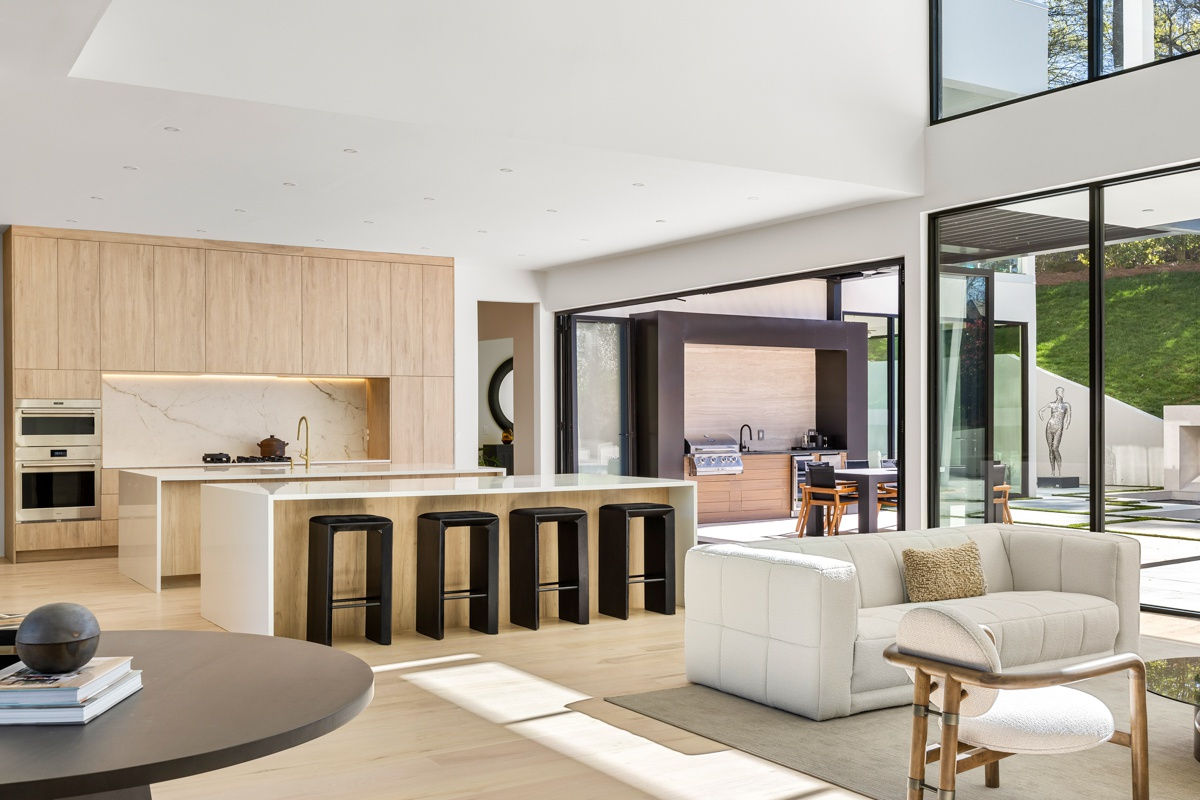 Interior of a luxury modern home in Atlanta, GA.