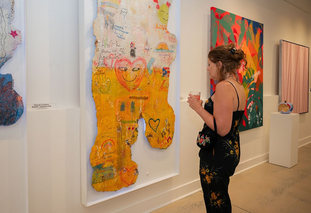 Art Exhibition, "If These Walls Could Talk," hosted by Carousel Fine Art, Atlanta art gallery in collaboration with Orphaned Starfish Foundation and artist Justin Garcia.