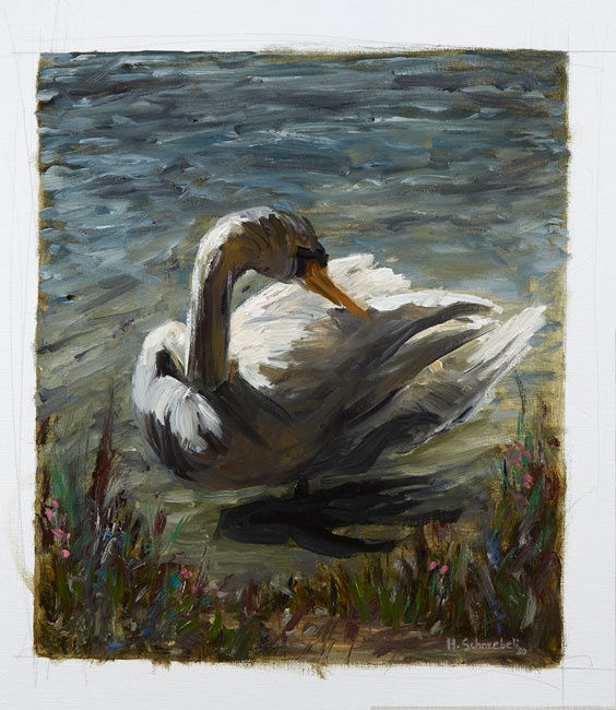 Hubert Schneebeli, Au fil de l'eau - Cynge 1, 2020