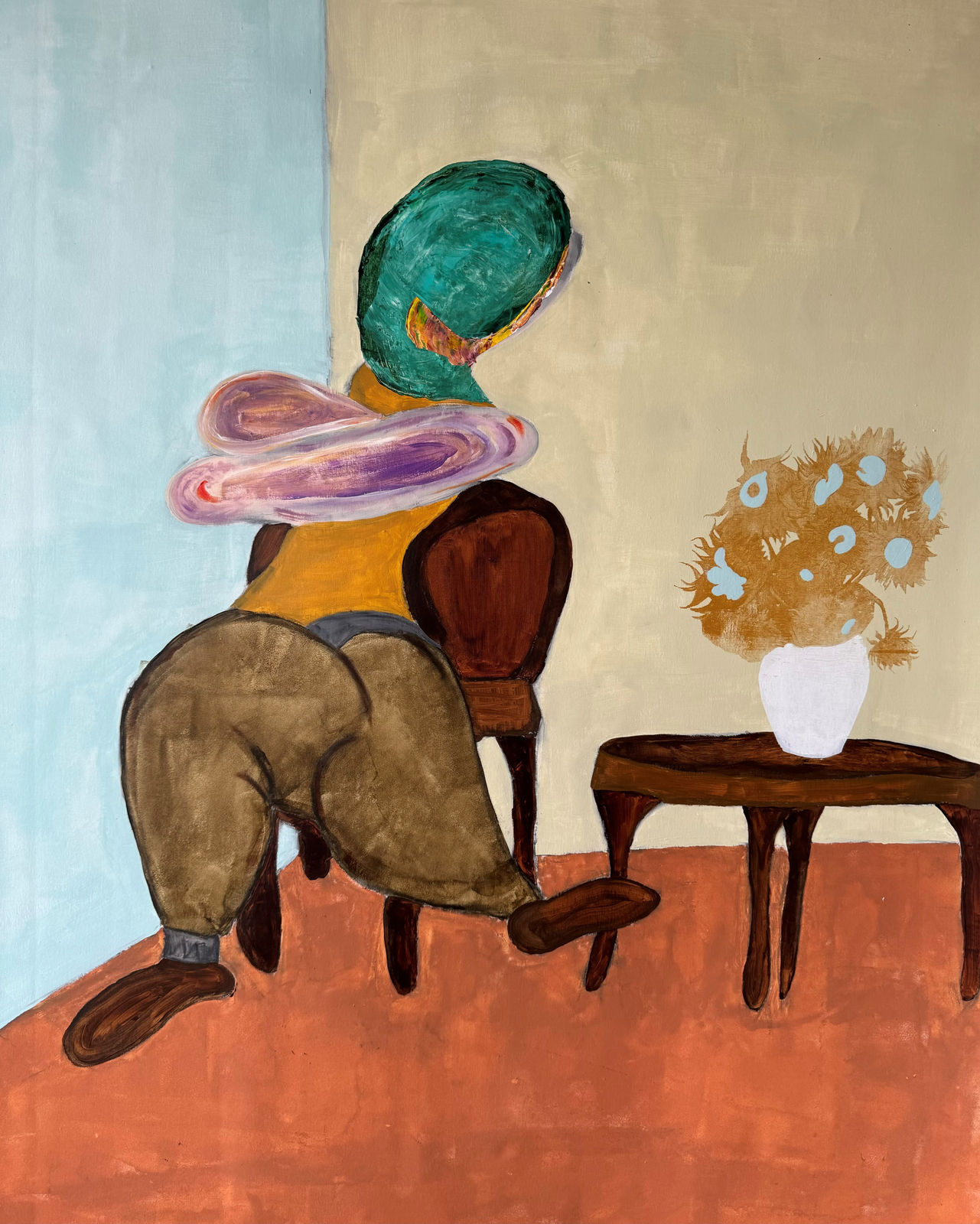 And then he knew what to paint next