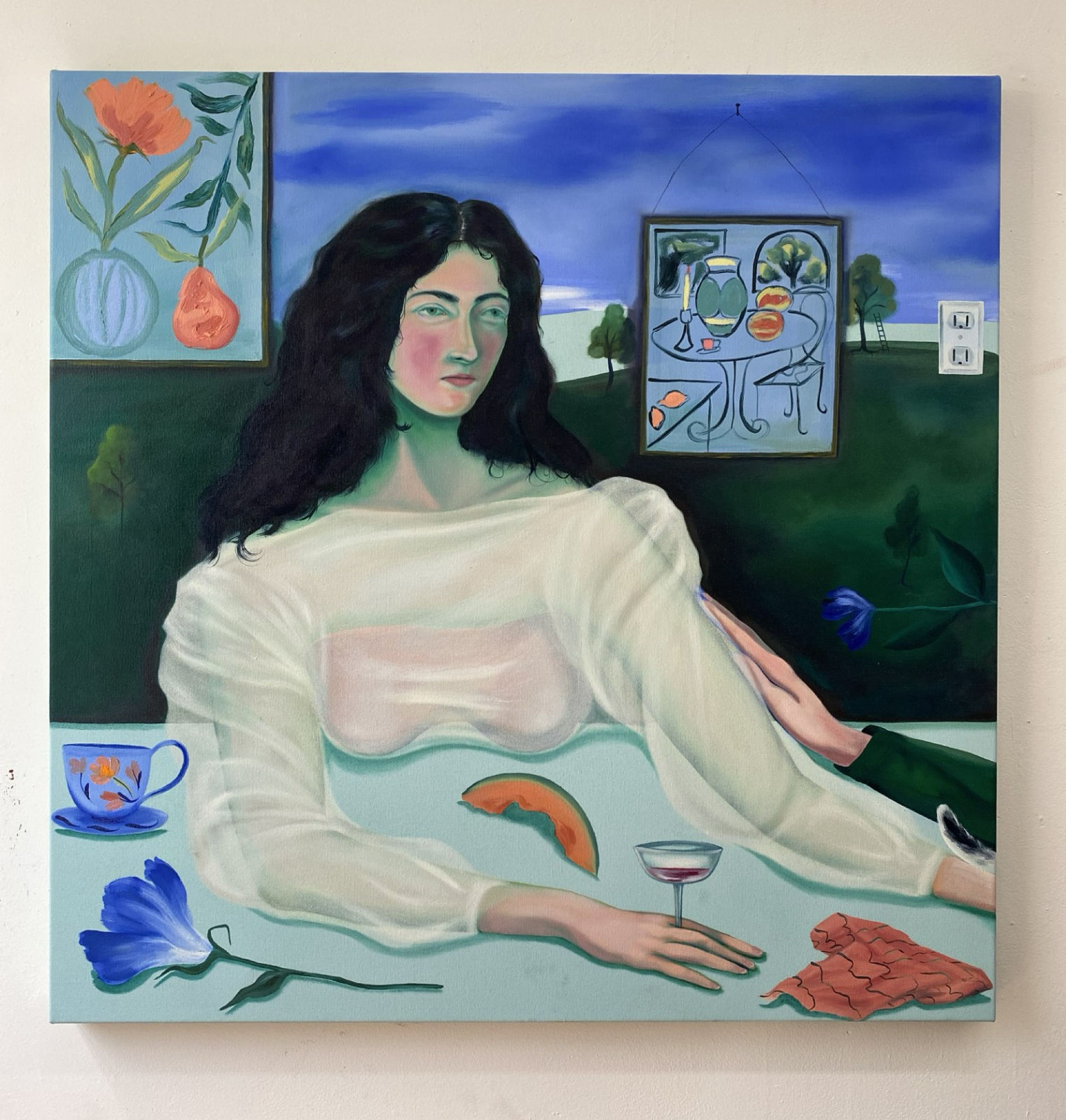 Laura Burke, THE LUNCHEON I + II, 2025