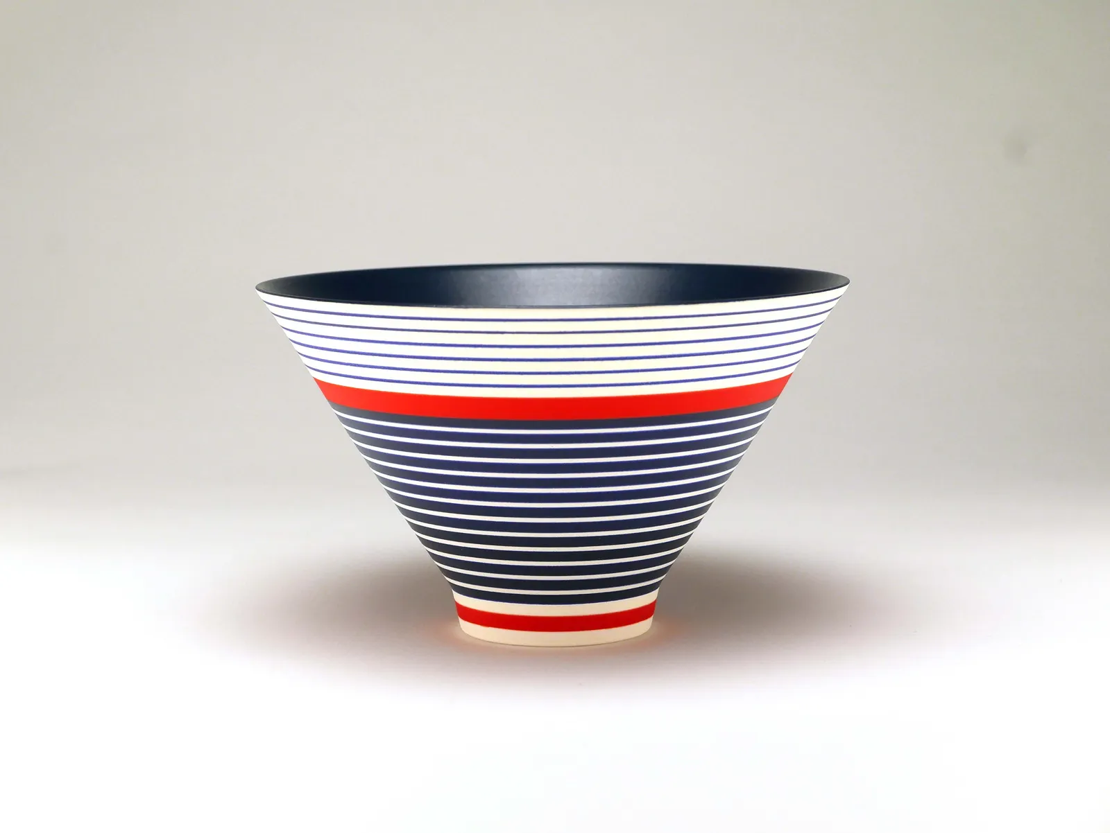 Sara Moorhouse, SM28. Small Conical Bowl Arable Landscape