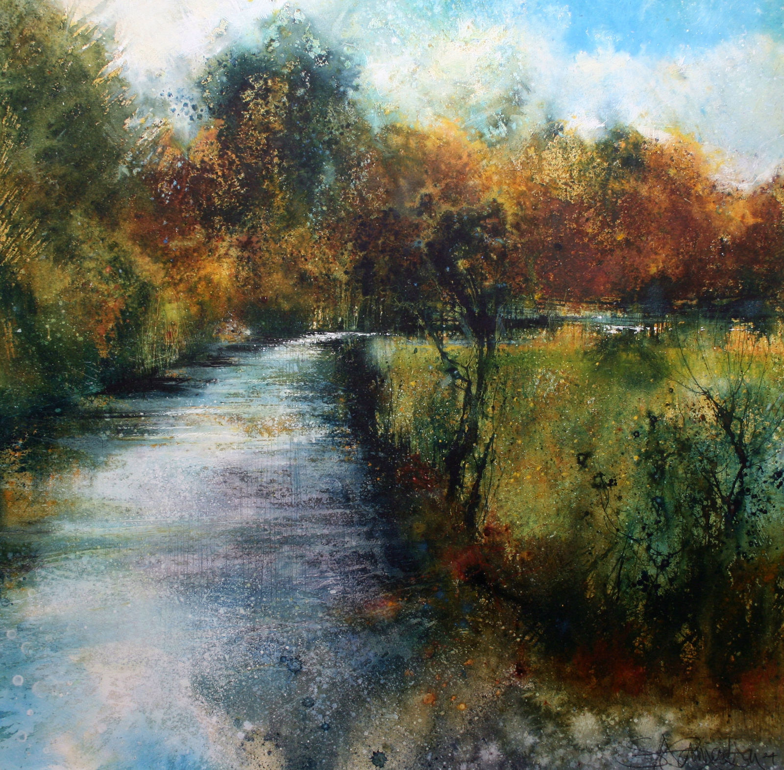 Stewart Edmondson, River Frome at Iford Manor