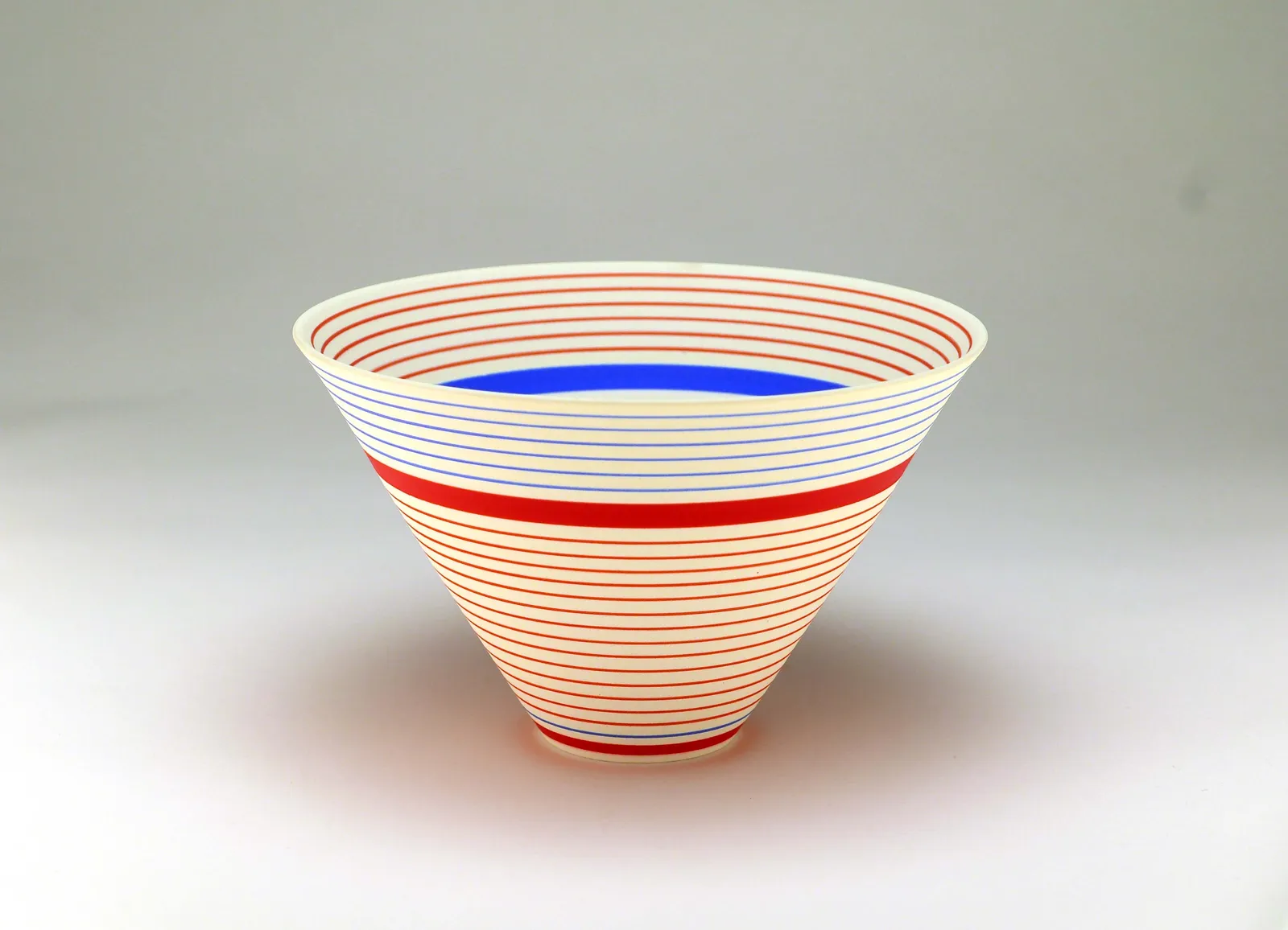 Sara Moorhouse, SM29. Small Conical Bowl Arable Landscape