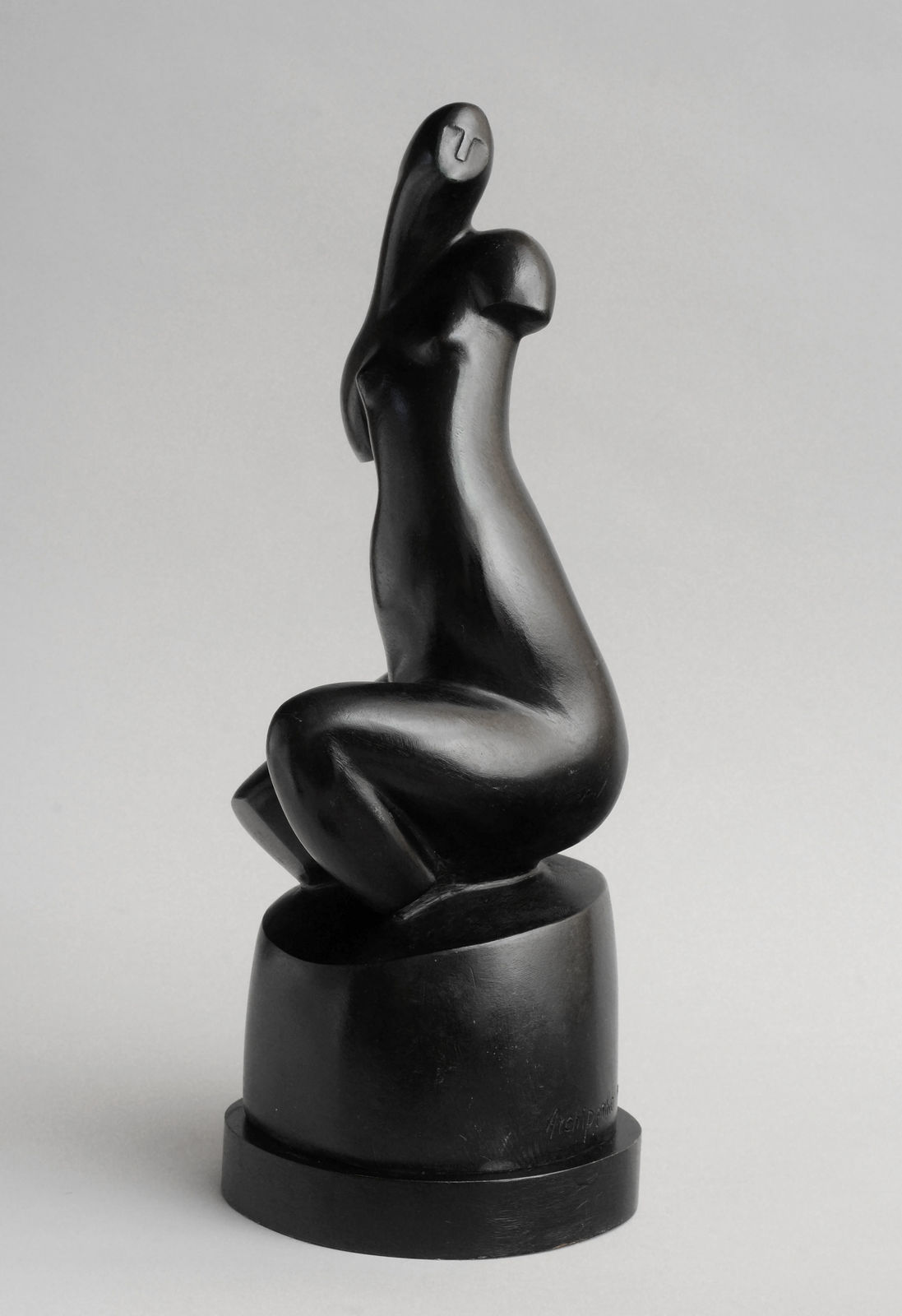 ALEXANDER ARCHIPENKO (1887-1964), Seated black torso, Conceived in 1909 and cast at a later date