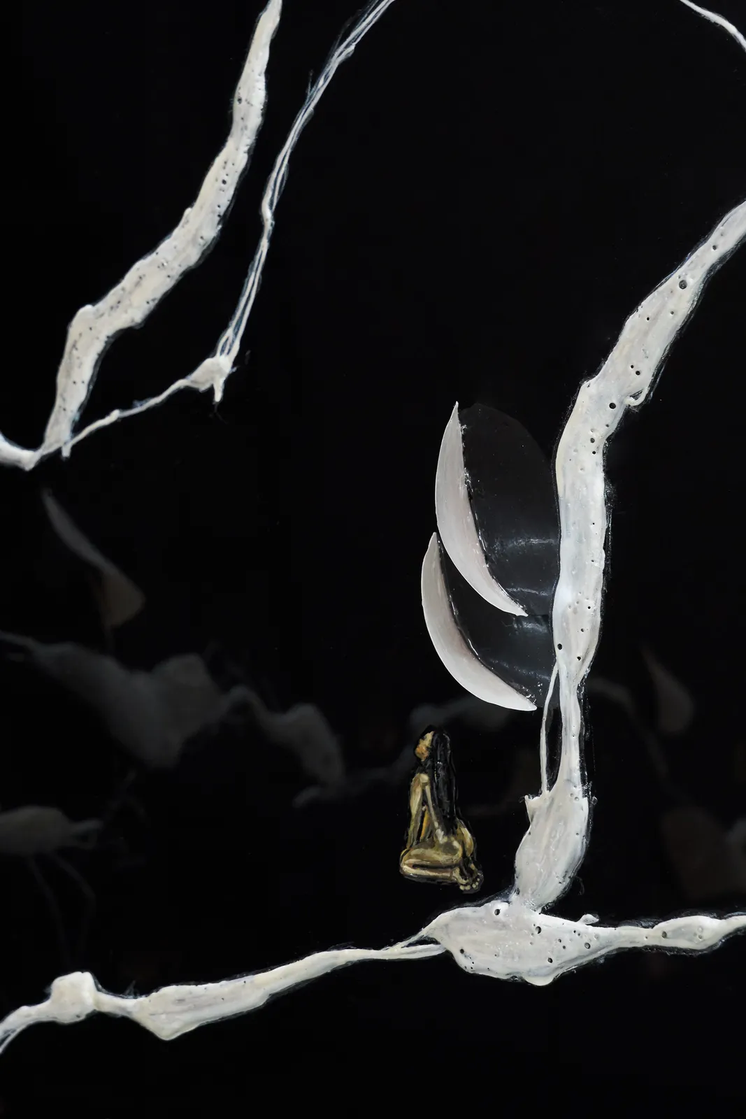 Hoa Dung Clerget, Ornament (The Trung Sisters, Waterfall), 2025