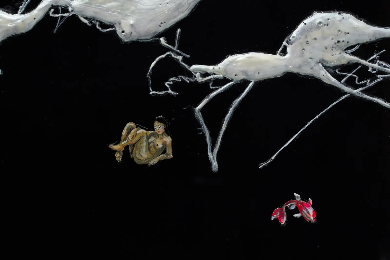 Hoa Dung Clerget, Ornament (The Trung Sisters, Waterfall), 2025