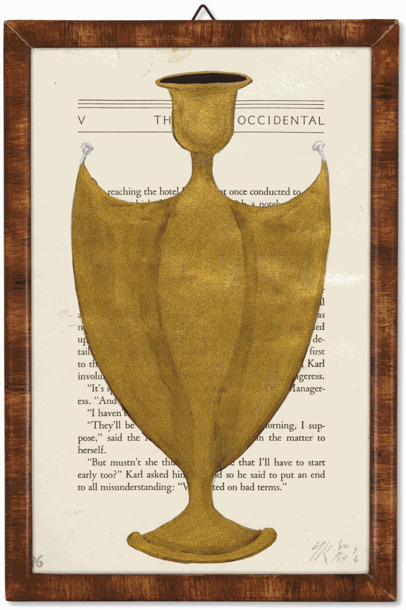 Tim Rollins and K.O.S, Study for Amerika III #2, 1986