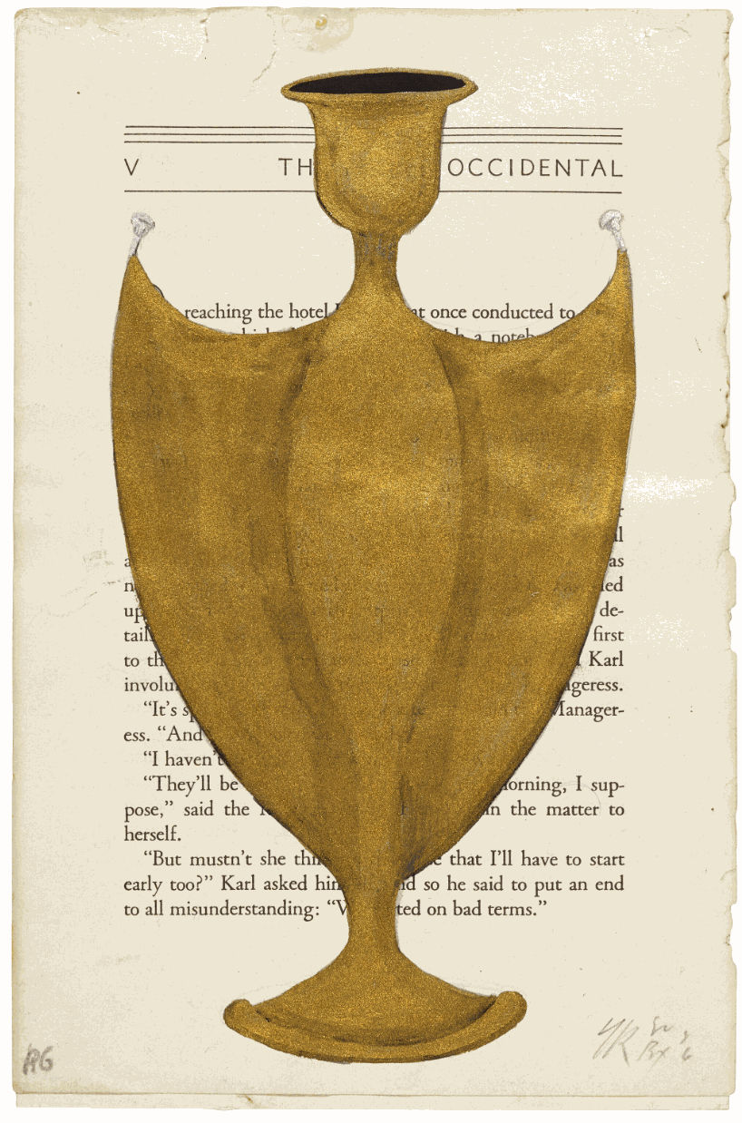 Tim Rollins and K.O.S, Study for Amerika III #2, 1986