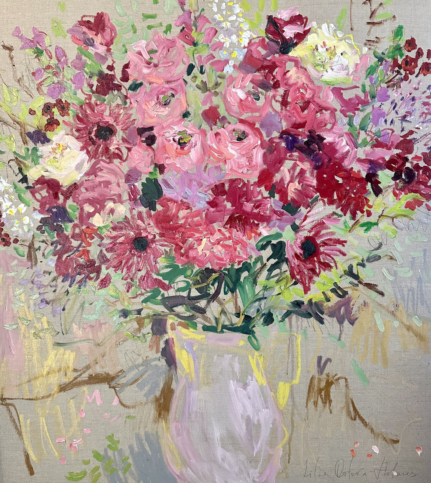 Lilia Orlova-Holmes, Jug of flowers , 2024