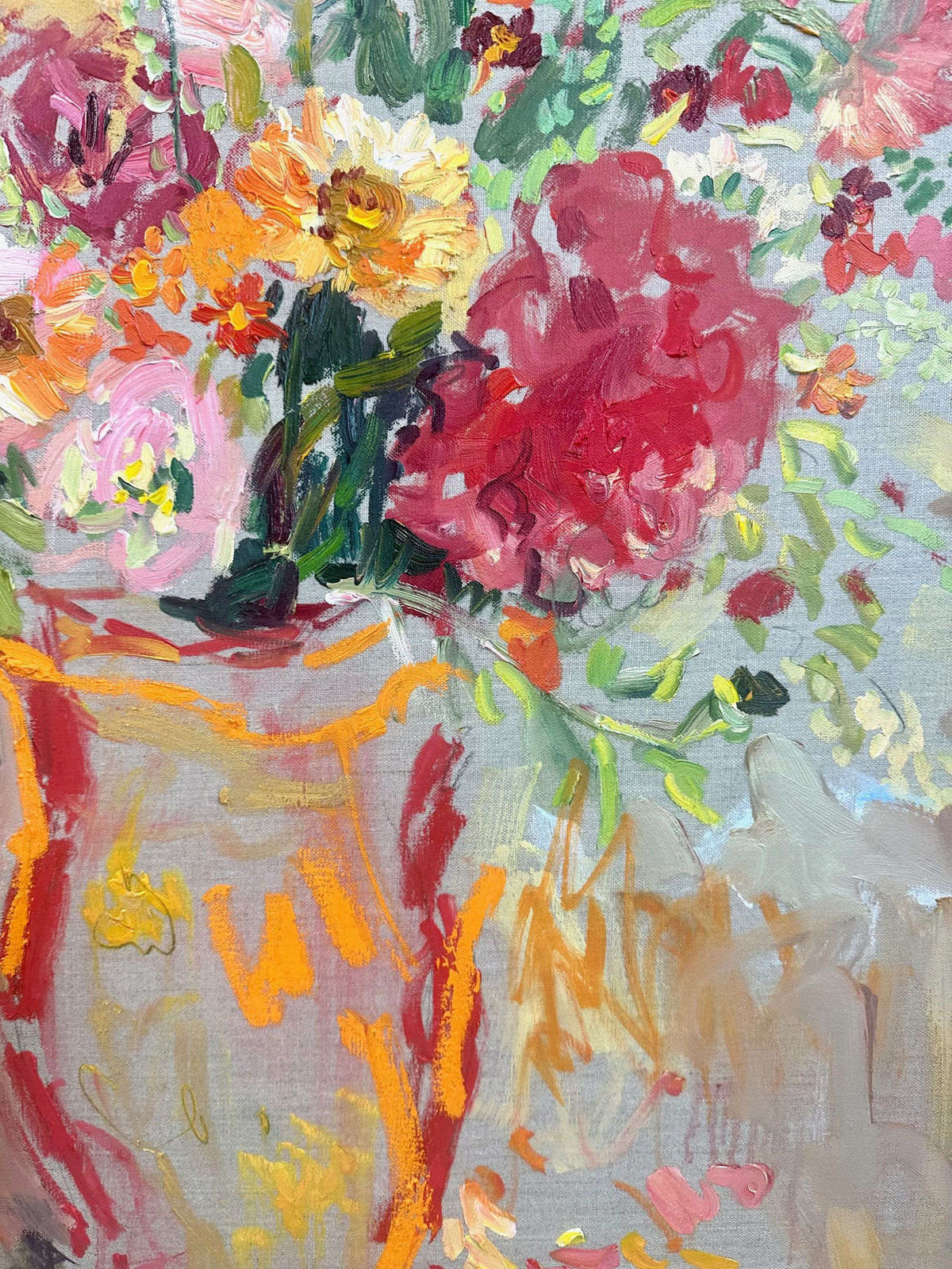 Lilia Orlova-Holmes, Bright flowers , 2023