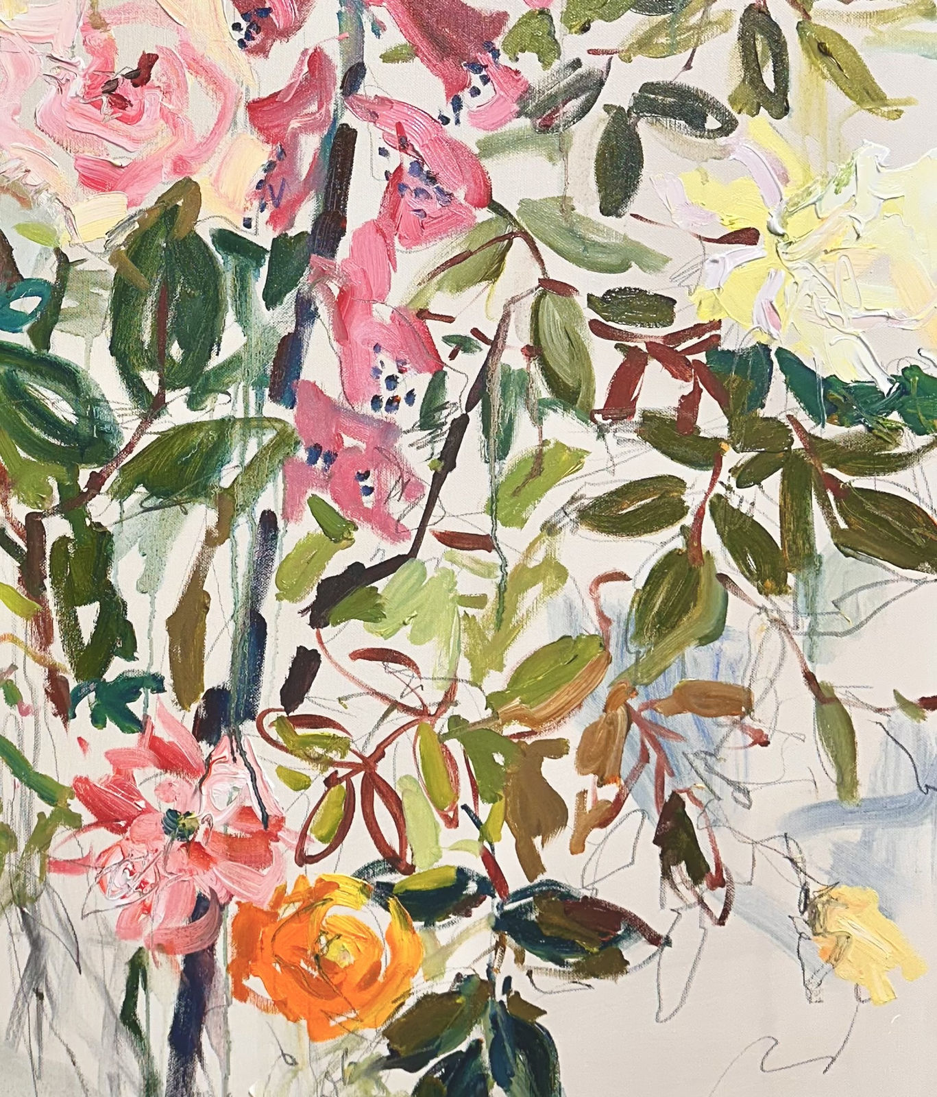 Lilia Orlova-Holmes, Flowers from my garden., 2024
