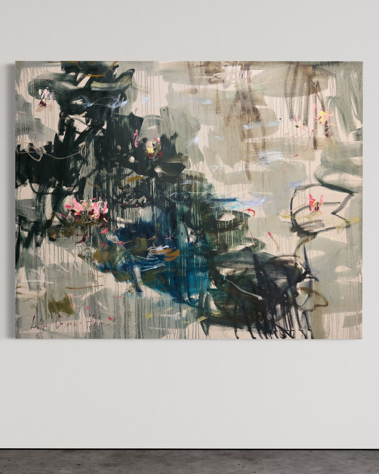 Lilia Orlova-Holmes, Water lilies , 2024