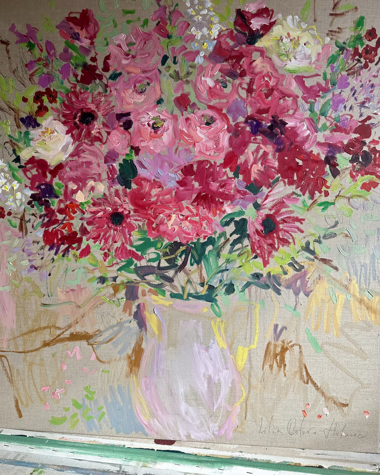 Lilia Orlova-Holmes, Jug of flowers , 2024