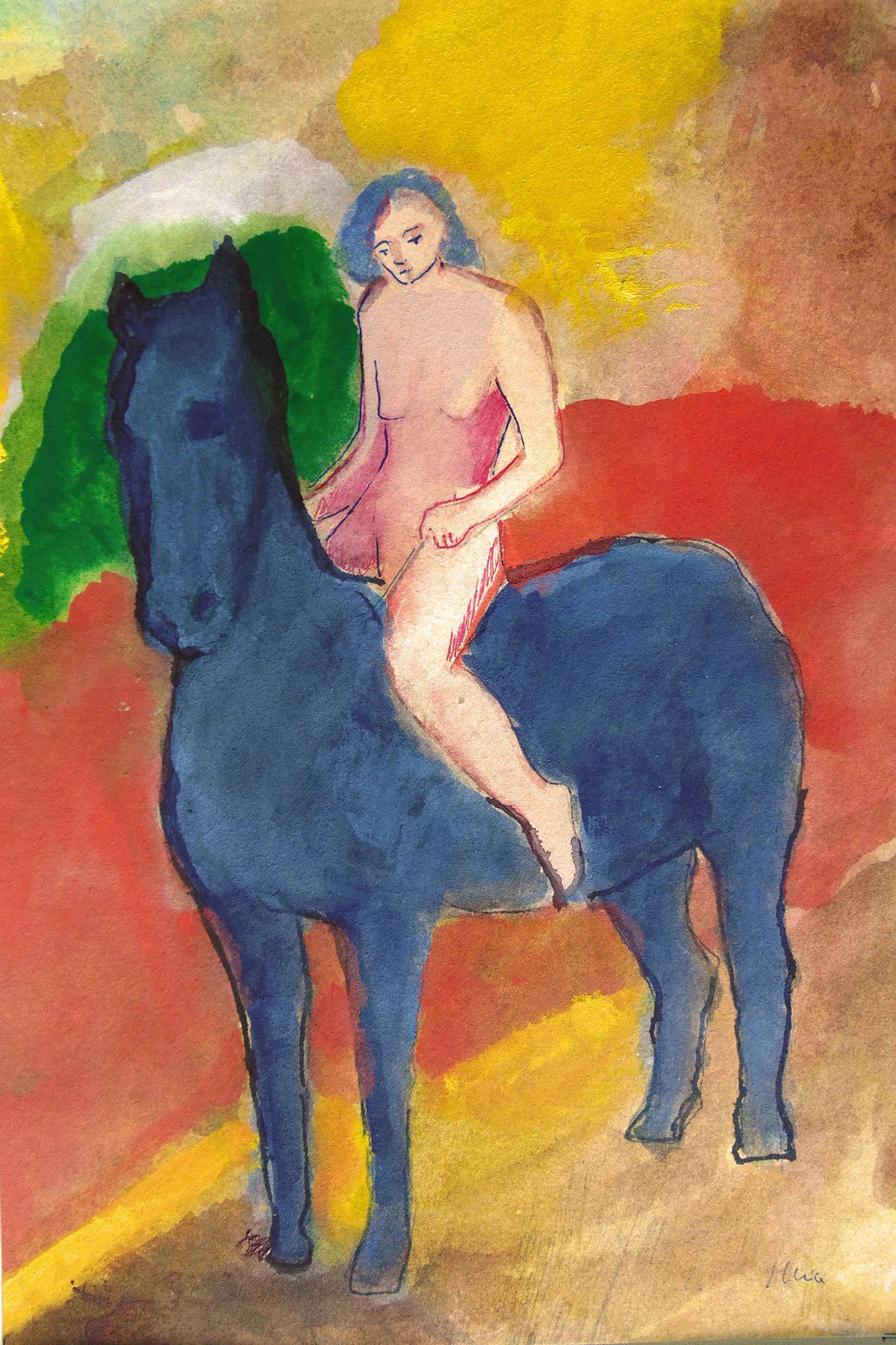 Sandro Chia, O God, please do not make psychological explanations turn my art cold and sterile…, 2019