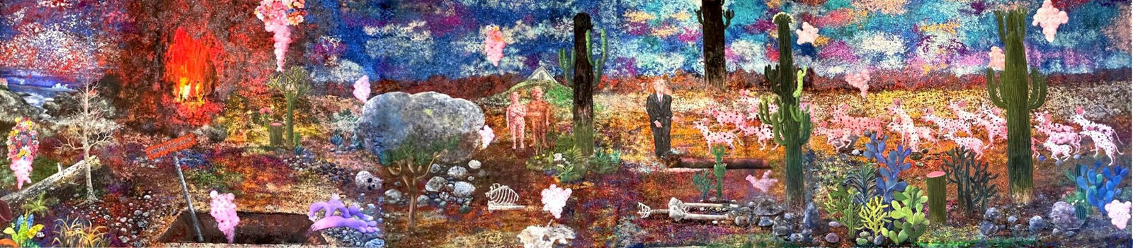 Entang Wiharso, Contaminated Landscape, 2021