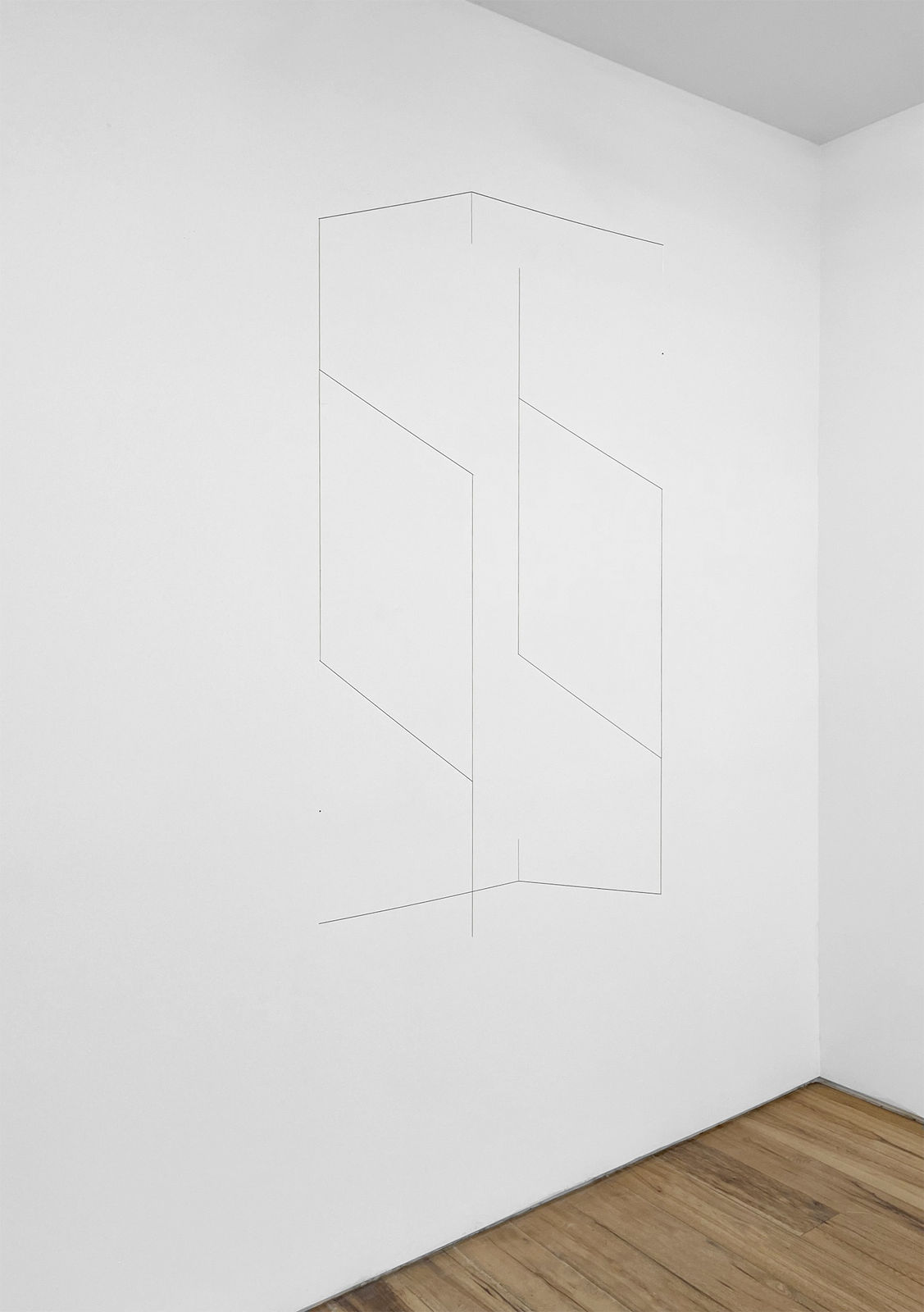 Jong Oh, Line Sculpture (cuboid) #43, 2021