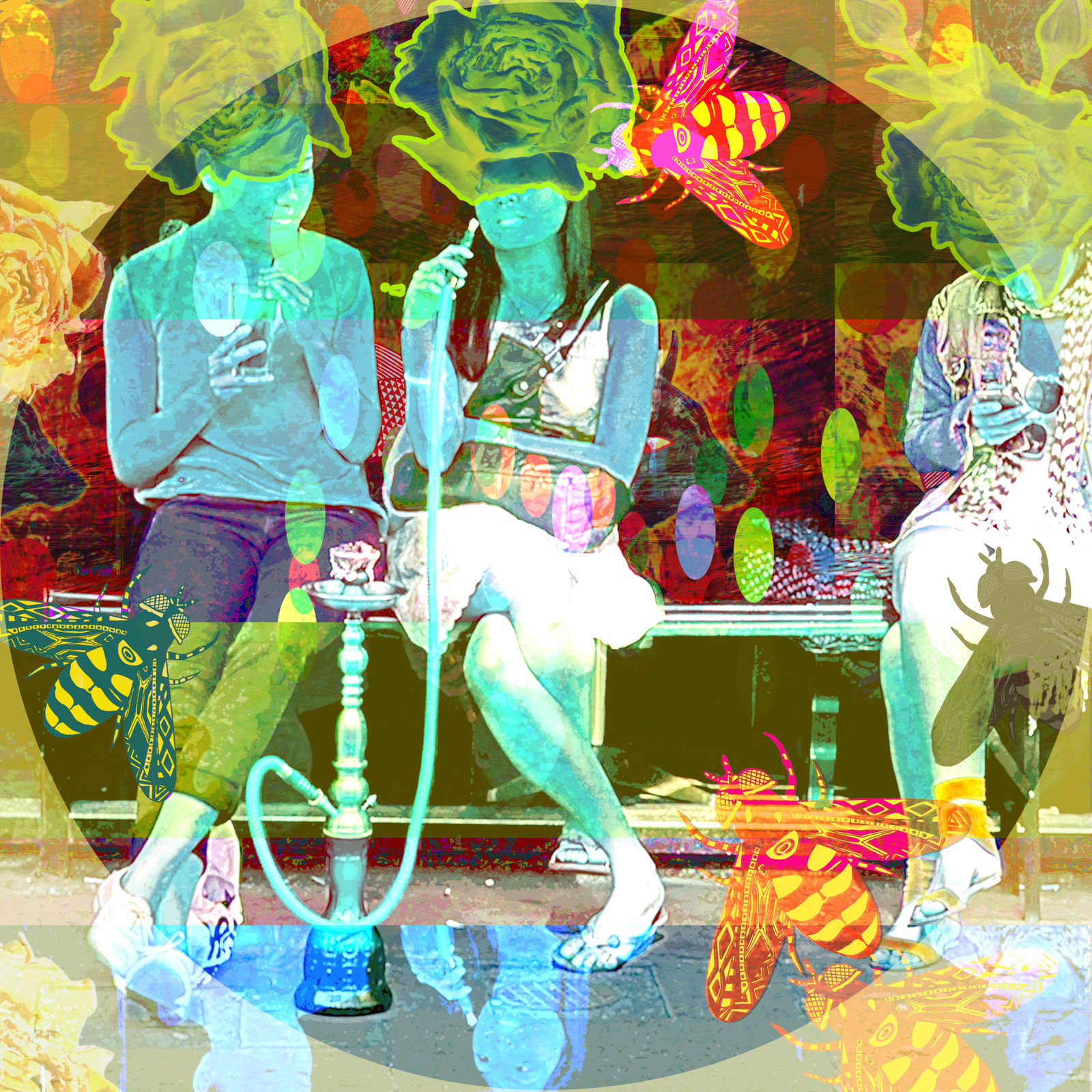 LUNÉLL KRUGER, Hookah Smokers on Brick Lane