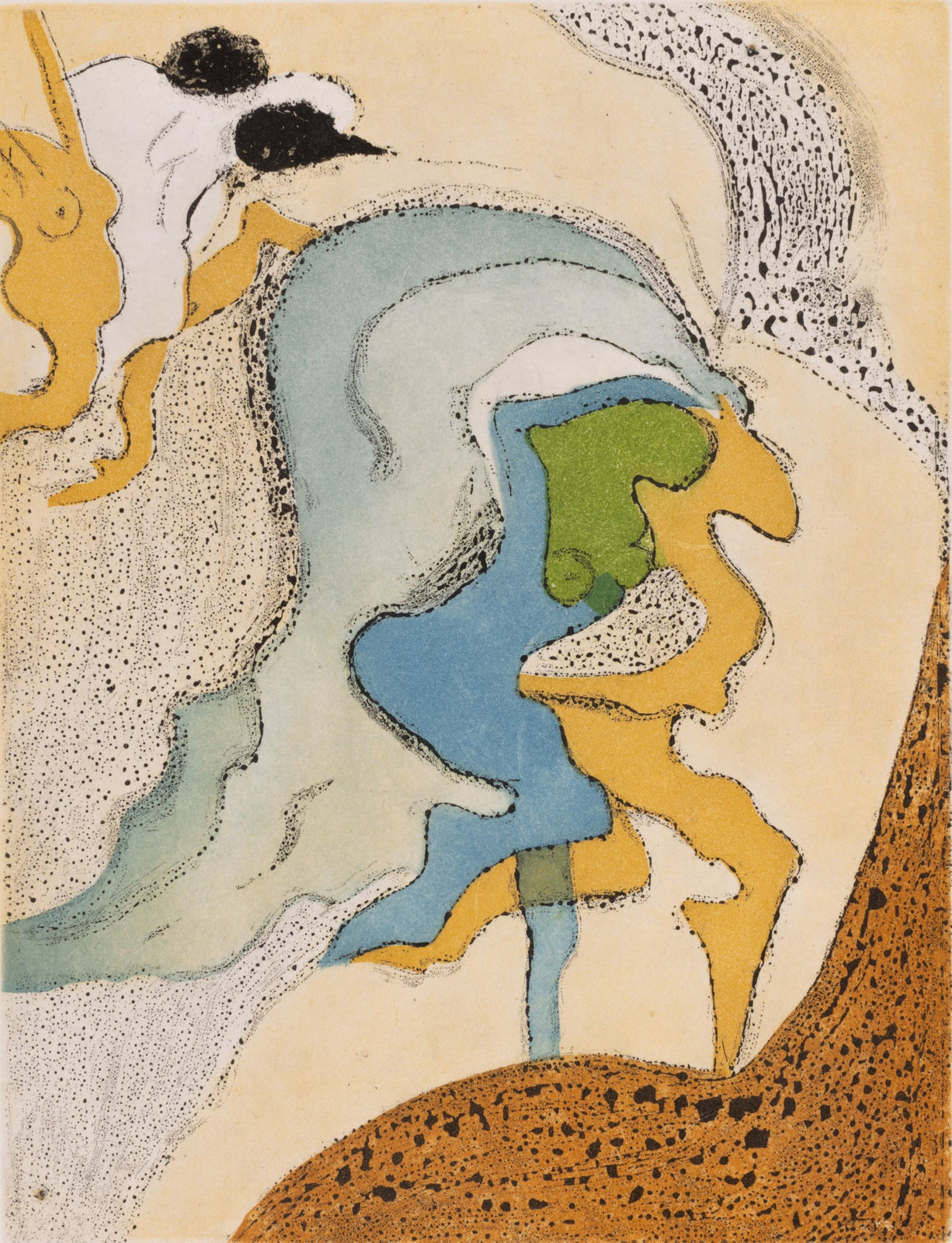 Dorothea Tanning, Midi et demi (Half-Past Noon), 1973