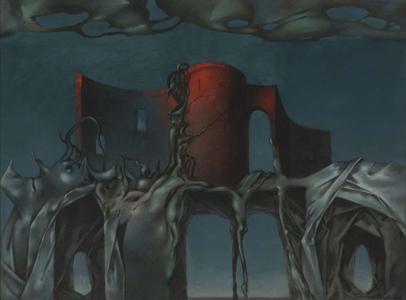 Dorothea Tanning, Set design for The Witch , 1950