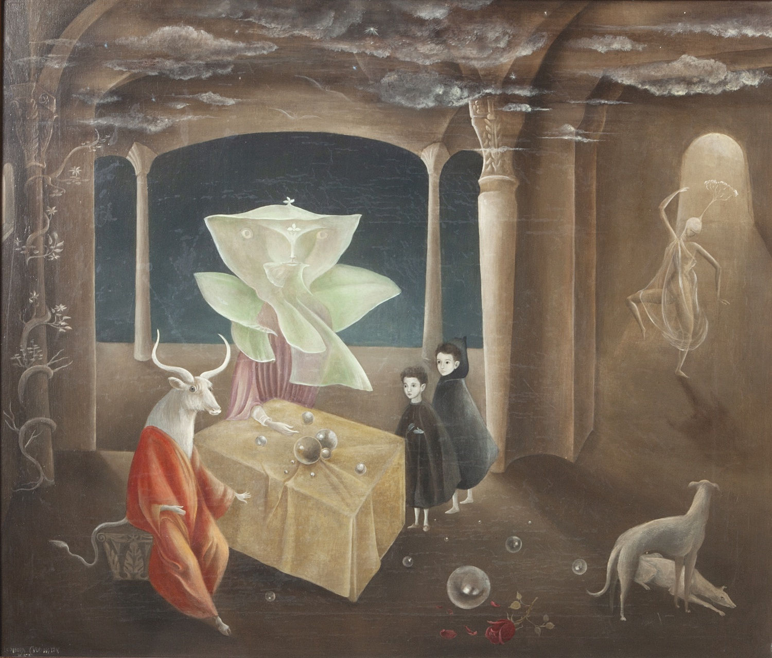 Leonora Carrington, And Then We Saw the Daughter of the Minotaur!, 1953