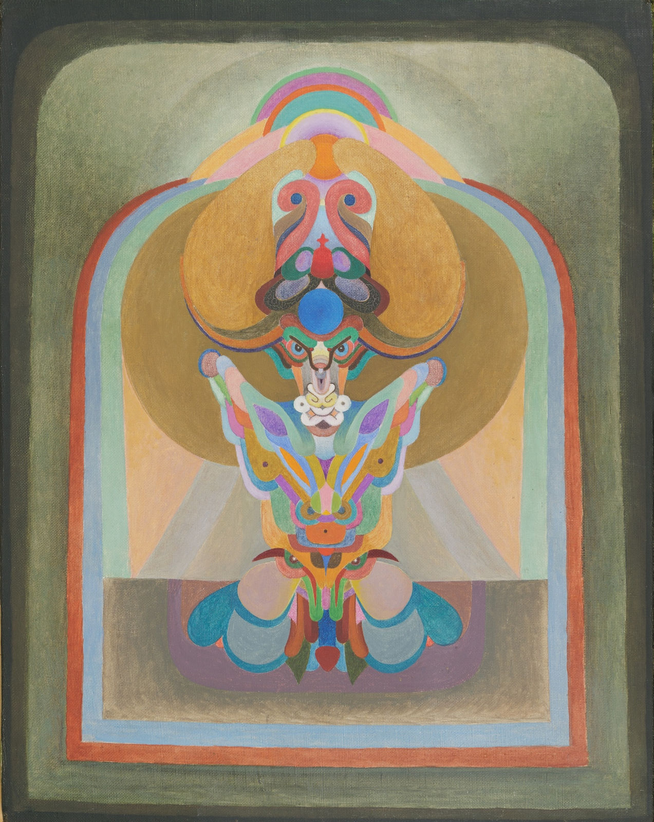 Marie Wilson, Spirit of the Desert, 1959-60. Oil on canvas, 19 1/8 x 15 inches / 48.5 x 38 cm.