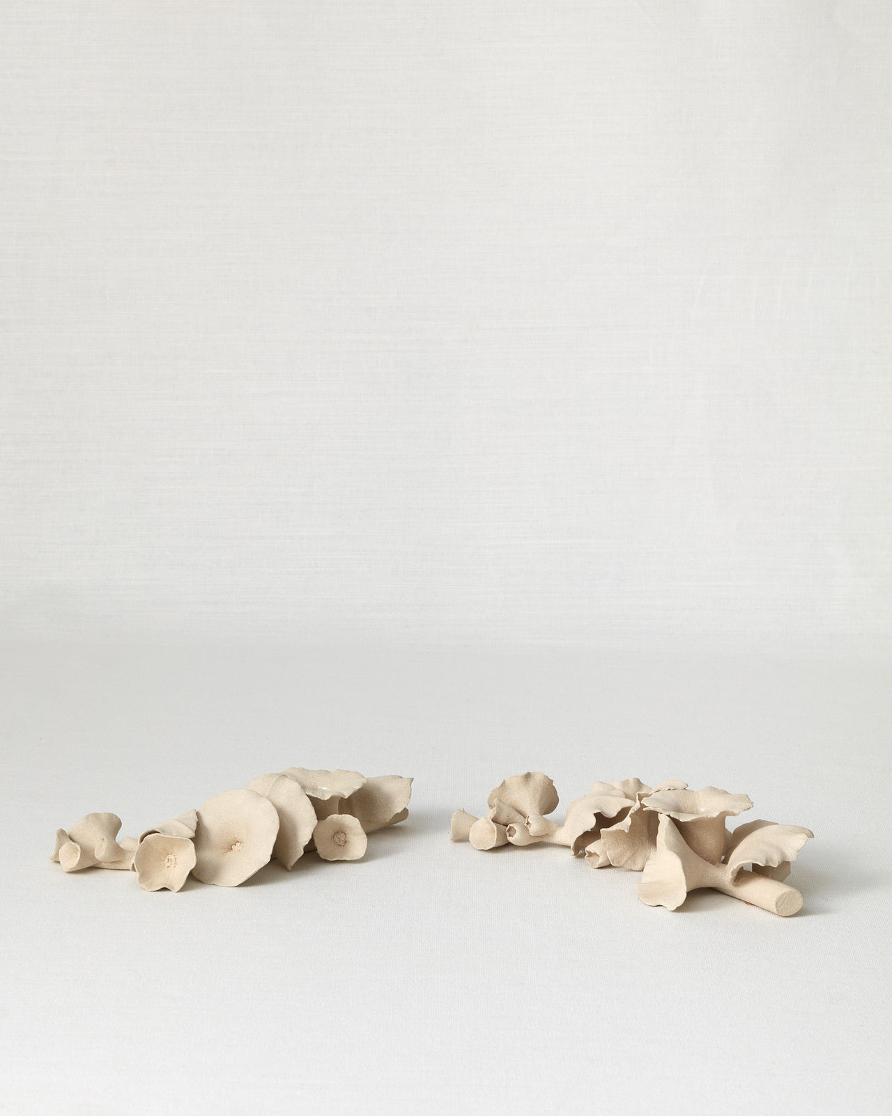 Lucy Whitford Studio, Pair of Alcea Horizontal Candlesticks, 2025