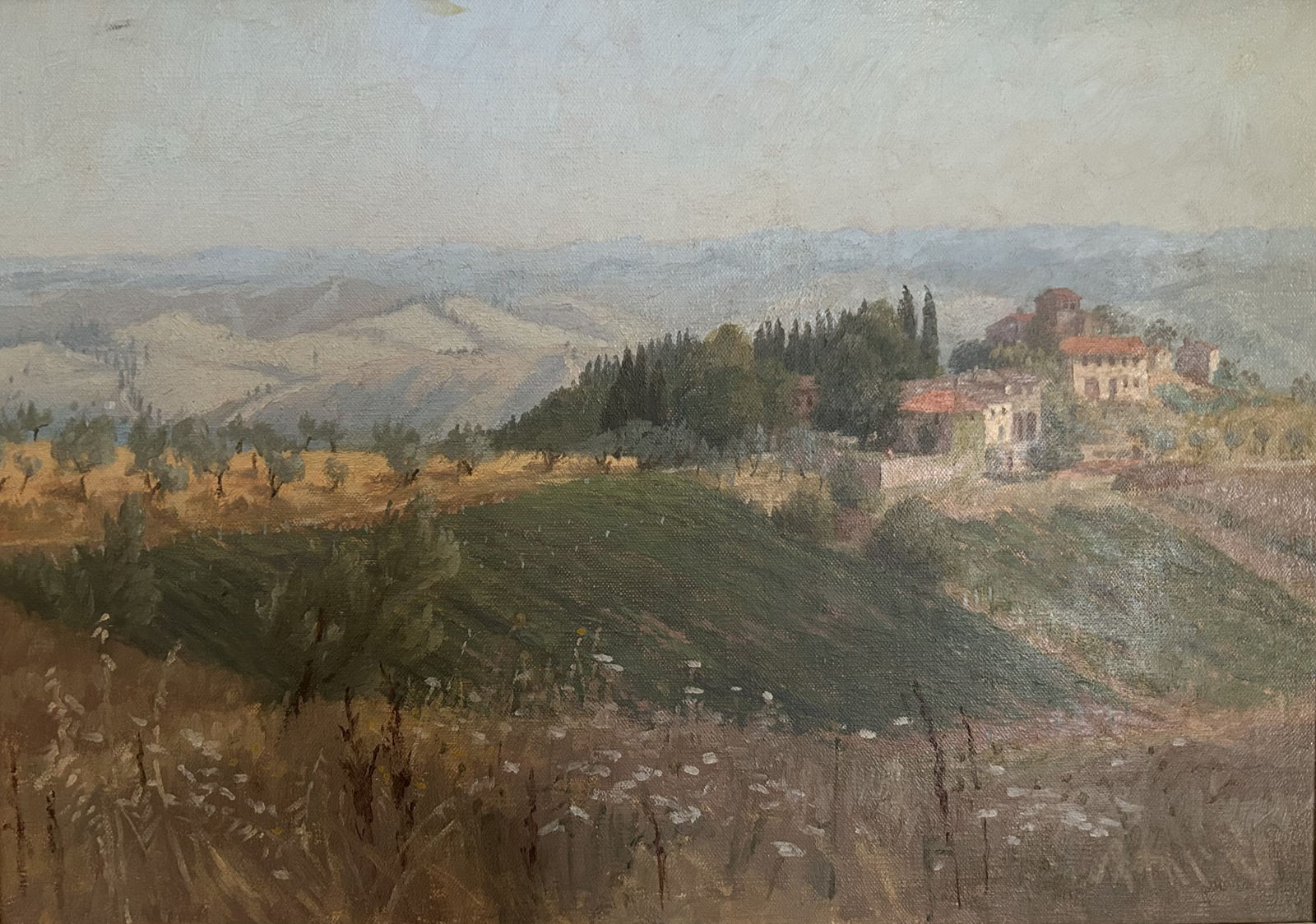 Anna Hornby, 'Fogento, near Cortaldo, Tuscany, in the Autumn', c1970