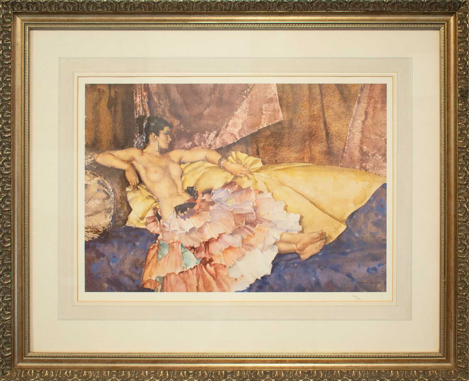 Sir William Russell Flint, A Model for Elegance, Cecilia, 1984