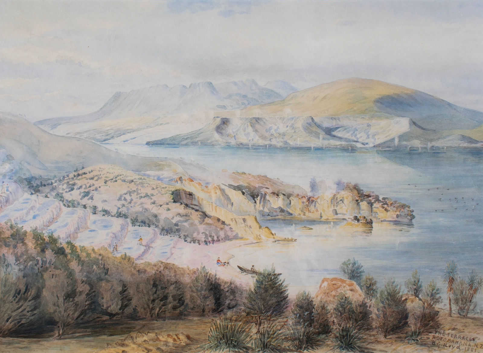 Henry Grant Lloyd, The Terraces, Rotomahana, 1881