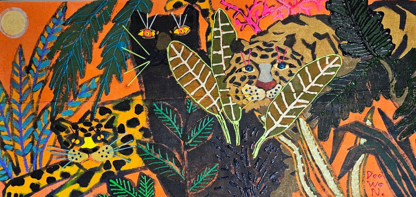 Doowon LEE, Wild beasts resting in the Jungle 정글 맹수 휴식도, 2025