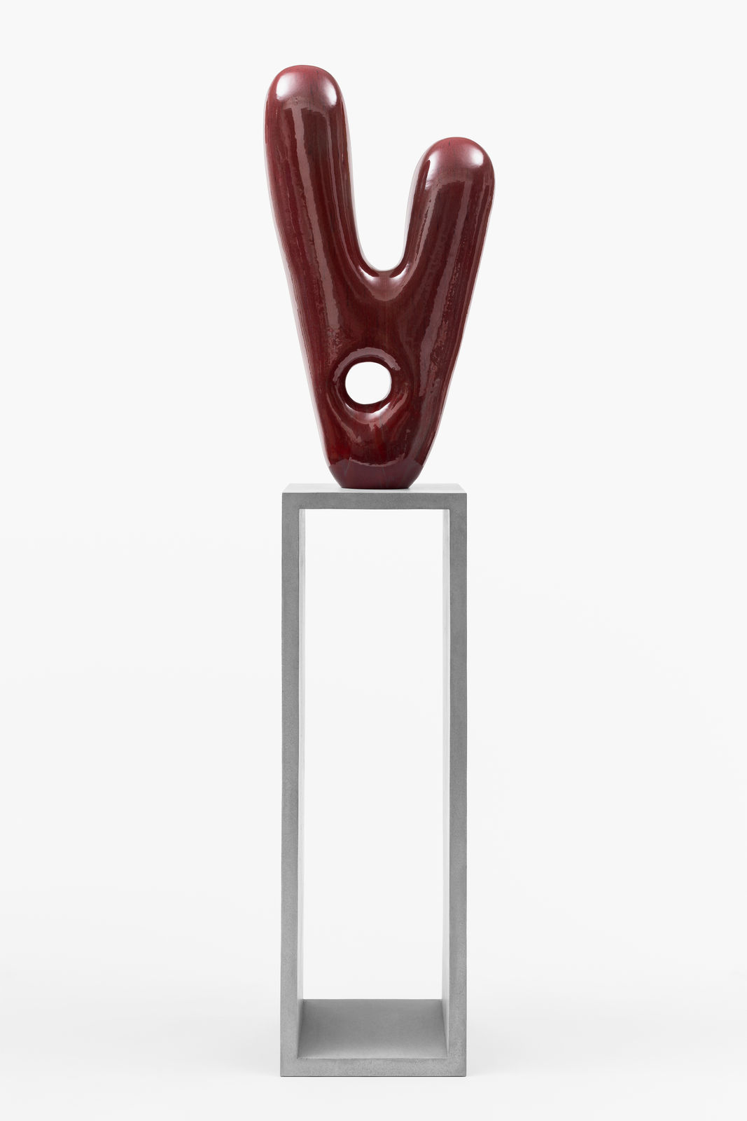 Claudia Comte, The Red Ceramic Le Lapin, 2019