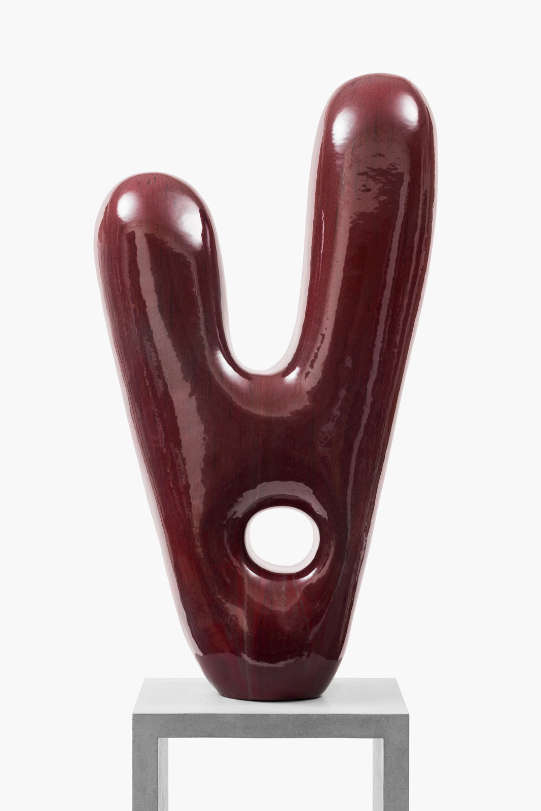 Claudia Comte, The Red Ceramic Le Lapin, 2019