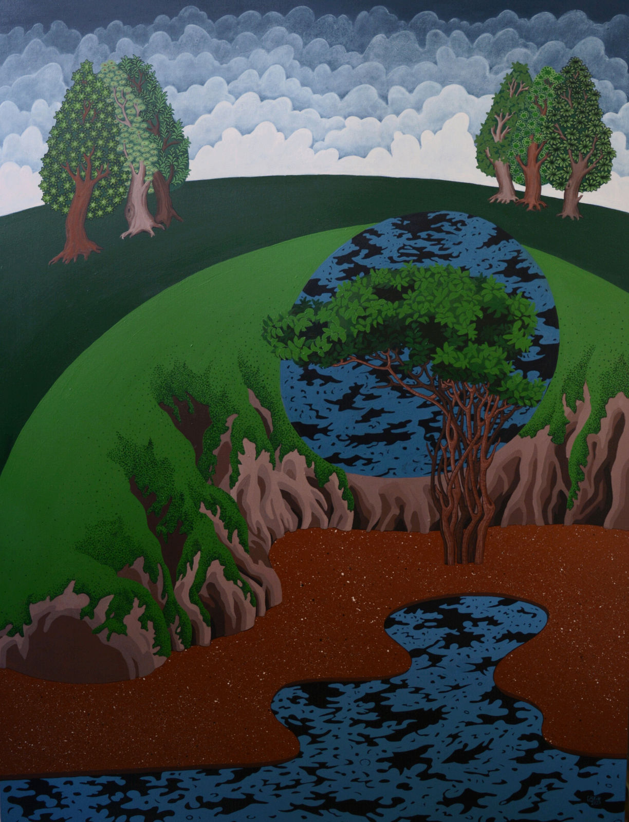 Rozhan Bagheri, Fountain, 2023