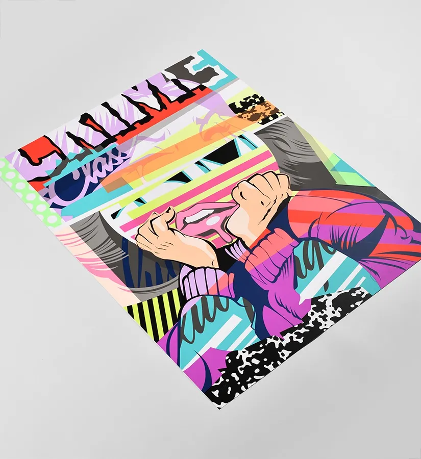 Jordan Nickel (POSE), BLOT (Magenta), 2016