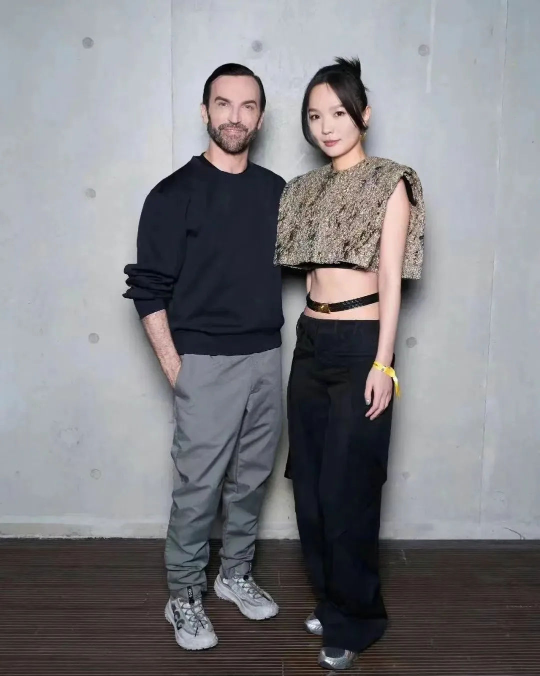 Nicolas Ghesquière and Sun Yitian Nicolas Ghesquière与孙一钿