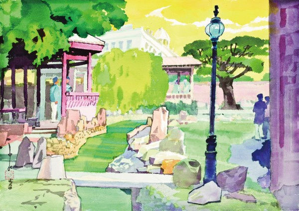 馬白水 Ma Paisui, 鹿港園林