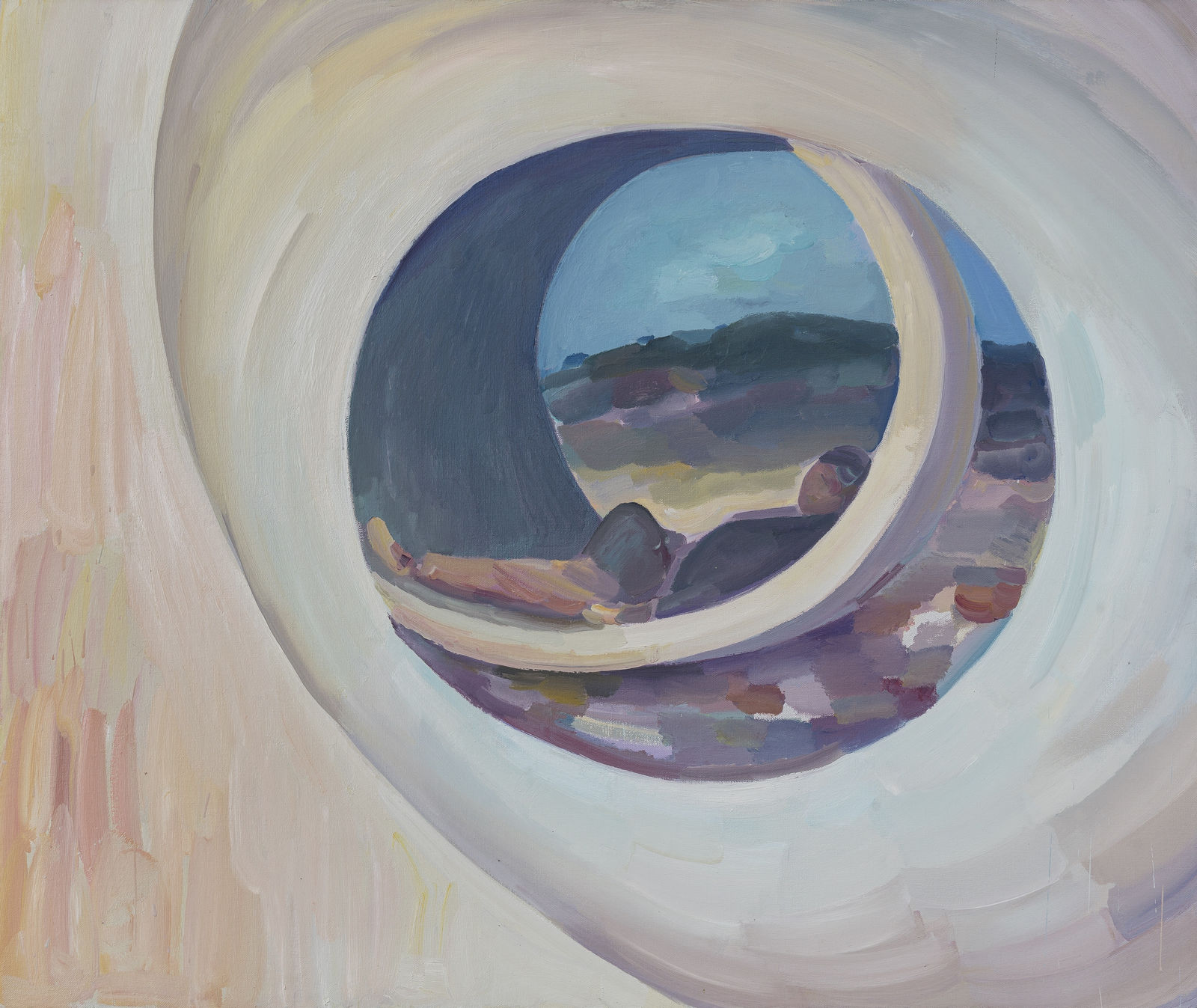 余果 Yu Guo, 涵洞小憩圖