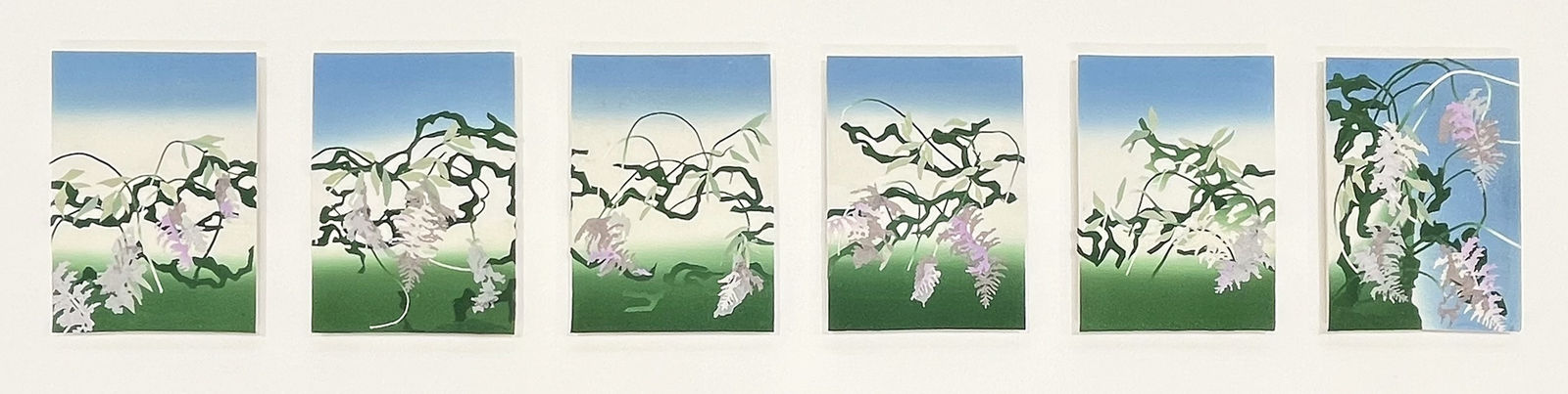 contemporary art silk