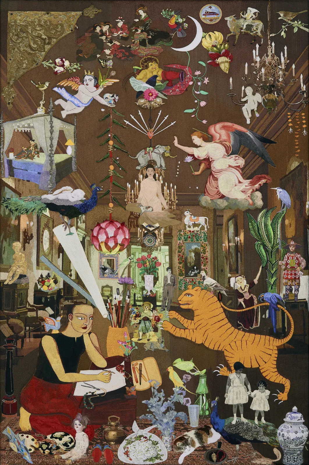 Rekha Rodwittiya , Home is Wherever You Are - Work 1, 2025