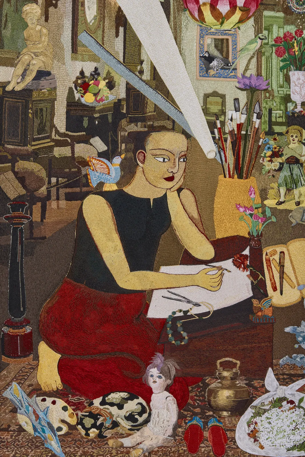 Rekha Rodwittiya , Home is Wherever You Are - Work 1, 2025