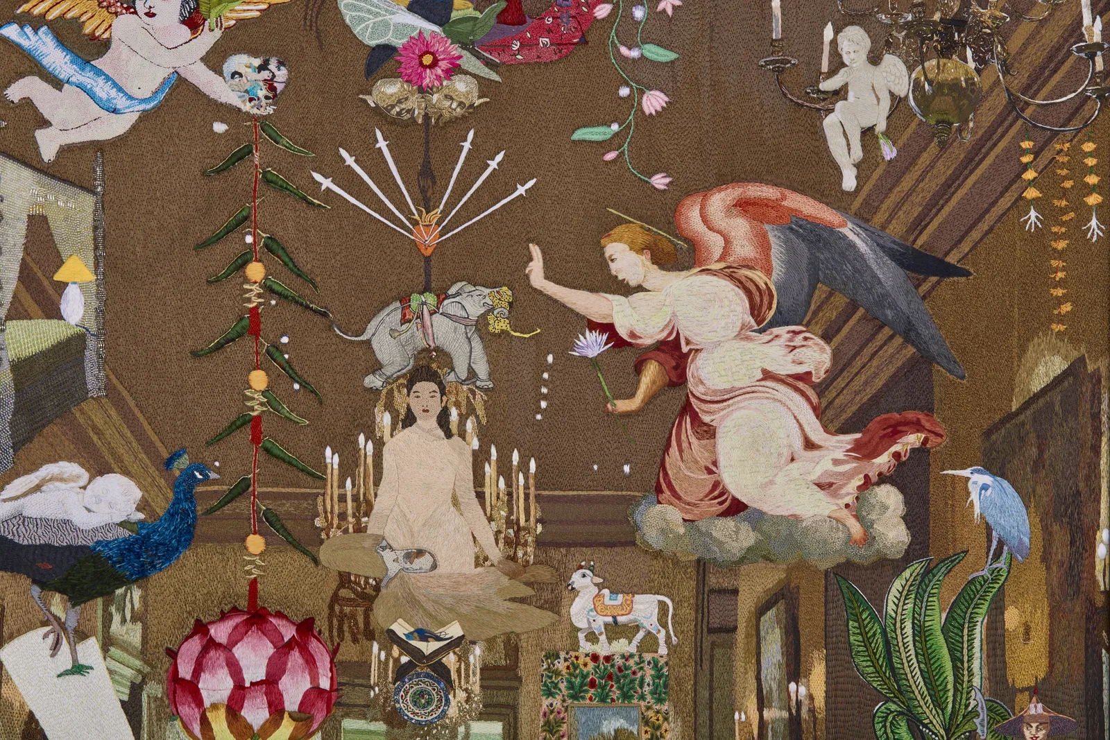 Rekha Rodwittiya , Home is Wherever You Are - Work 1, 2025