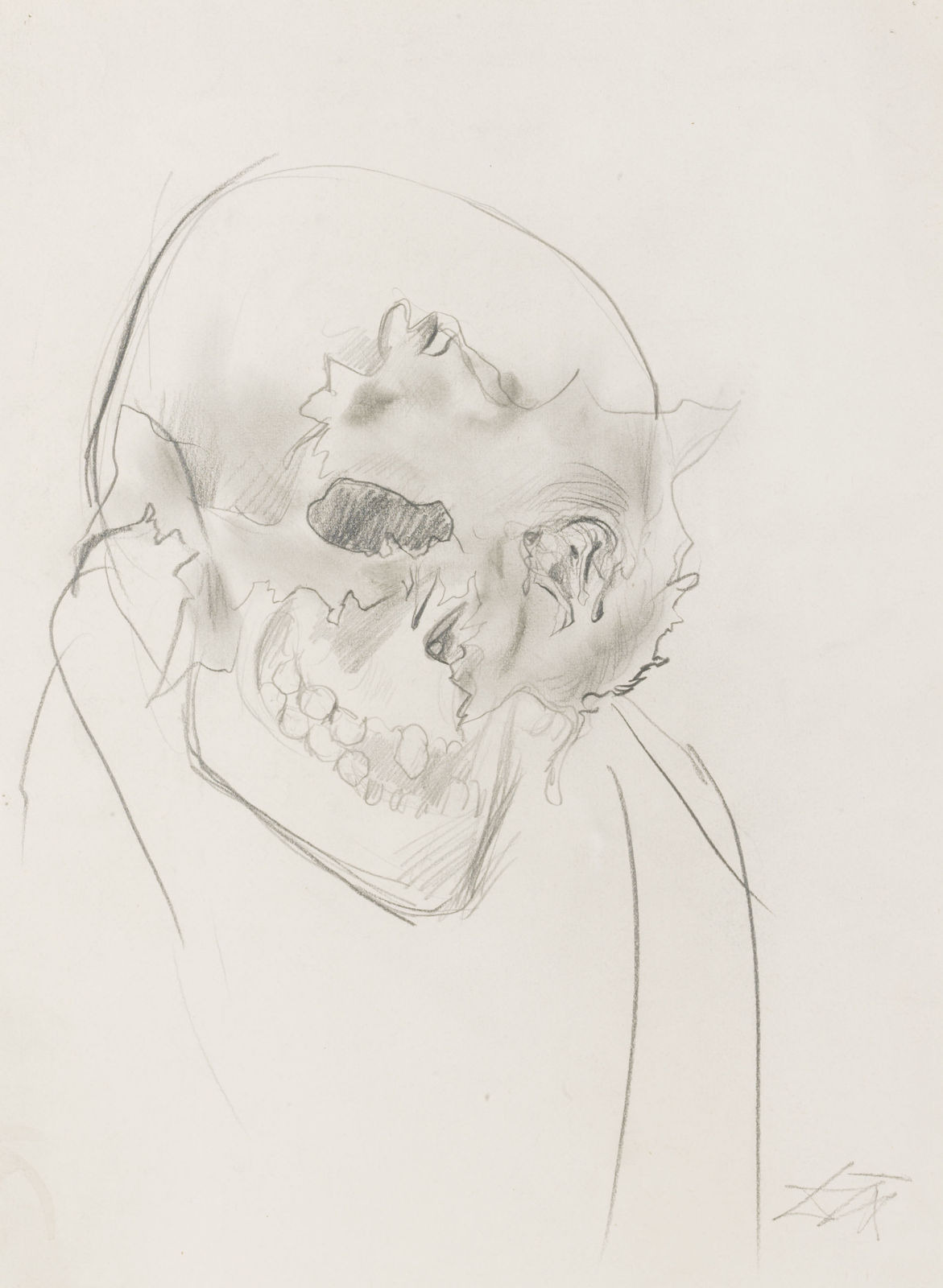 Otto Dix, Death's Head, 1922