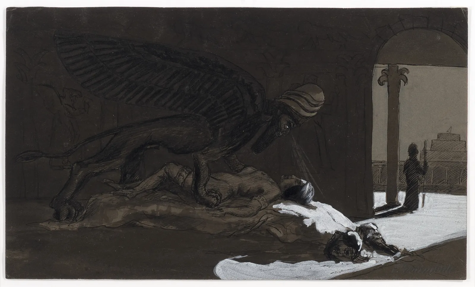 Fritz Schwimbeck, The Dream of Semiramis, 1909