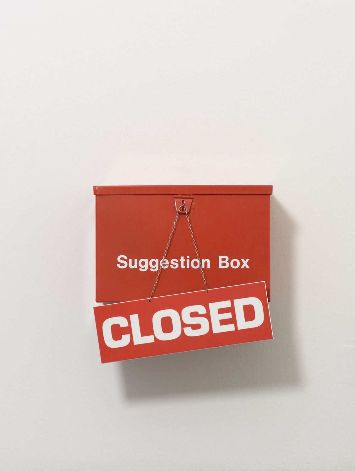 Ceal Floyer, Untitled (Suggestion Box), 2008